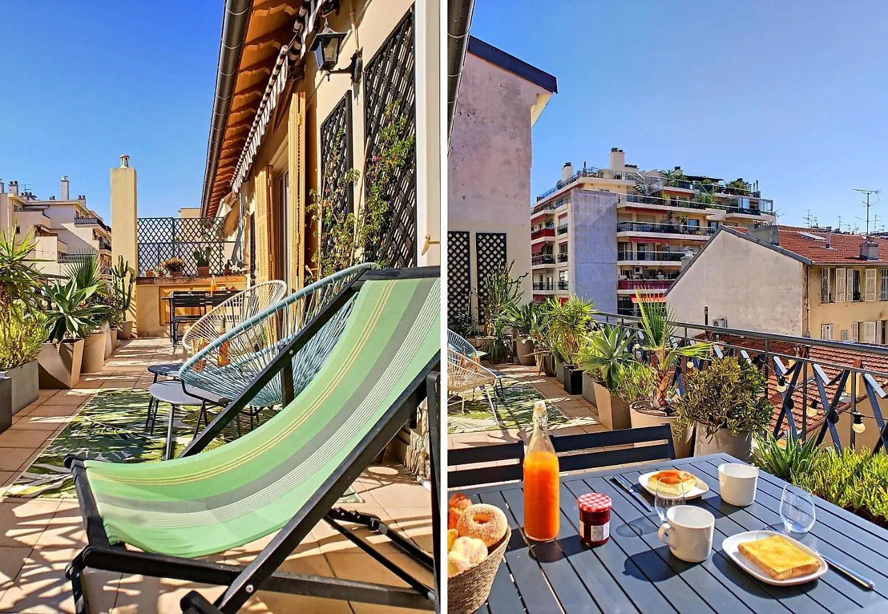 Nestor&Jeeves - Sunny Terrace - Central - Very Close Sea - Top Floor Nice France